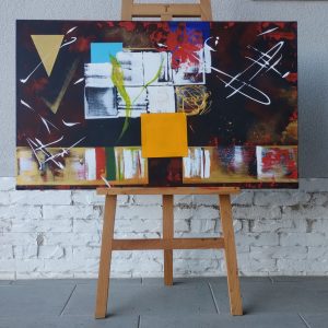 Tablou pictat Geometric Harmony